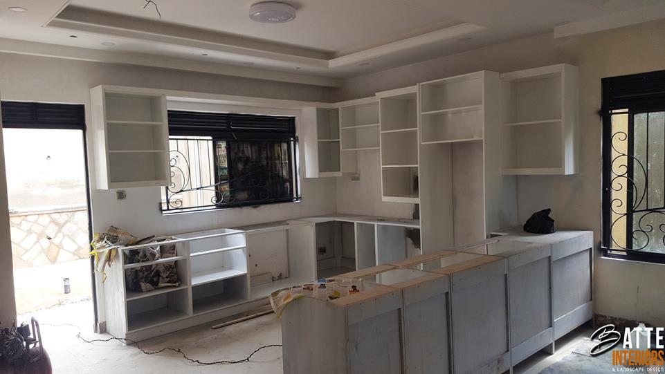 Completed kitchen after installation
